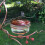 Courtyard hummingbird feeder with red berries design 6