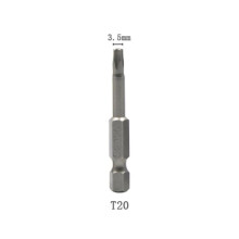 GLFSIL1 kpl 50 mm 1/4" kuusiokolovarsi viisikärkinen magneettinen Torx-ruuvimeisselikärki T10-T40