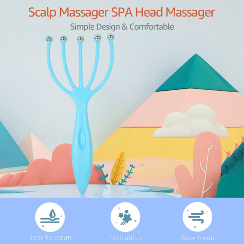 Gecheer Scalp Massager Portable Handheld for Home Office Use 2