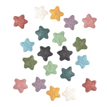 Volcanic Star Pendant Beads 20x20x8mm 20 pcs