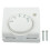 Mechanical Room Thermostat White 220V AC 2-wire 8