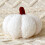 Pumpkin Pillow Plush Cushion 11 Inch White 2