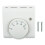 Mechanical Room Thermostat White 220V AC 2-wire 5