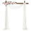 Chiffon curtain backdrop for wedding arch 1 piece 1