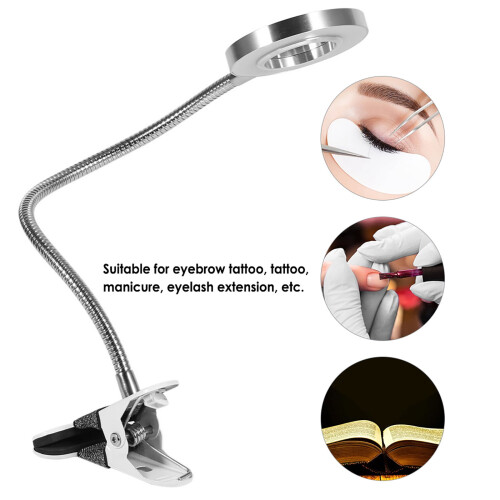 Gecheer Eye Protection Desk Lamp USB Powered Flexible Clamp 2