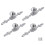 Glass Door Pulls for Kitchen Cabinets 4 pcs 1