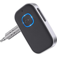 Bluetooth 5.0 Car Receiver with Noise Cancellation and 16H