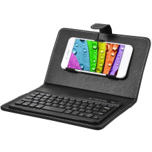 Bluetooth Keyboard Portable Foldable Black for 6-9.5cm