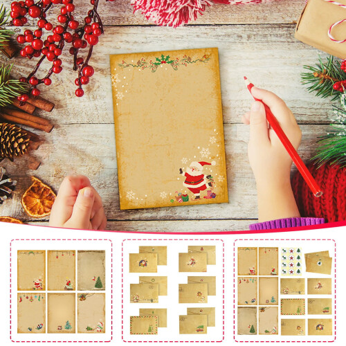 Christmas stationery set with printer paper and envelopes 2