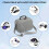 DEVASO Hard Carrying Case for Meta Quest 3 with Elite Strap 1