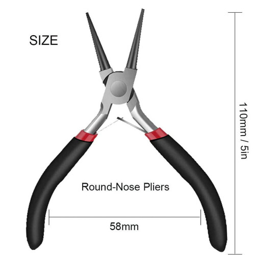 Bent Chain Nose Pliers and Round Nose Pliers 2 Pack 1