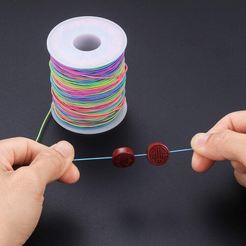 Elastic Cord Rainbow Stretch Beading String 10m 1