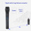 UHF Wireless Handheld Microphone with Receiver 35mm 3