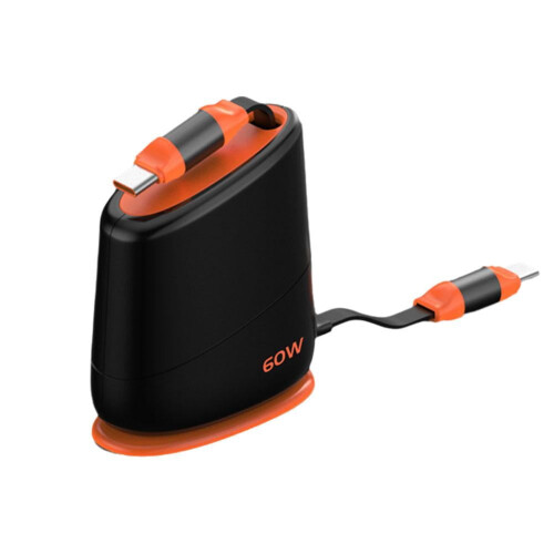 Retractable 2-in-1 Micro USB charging cable
