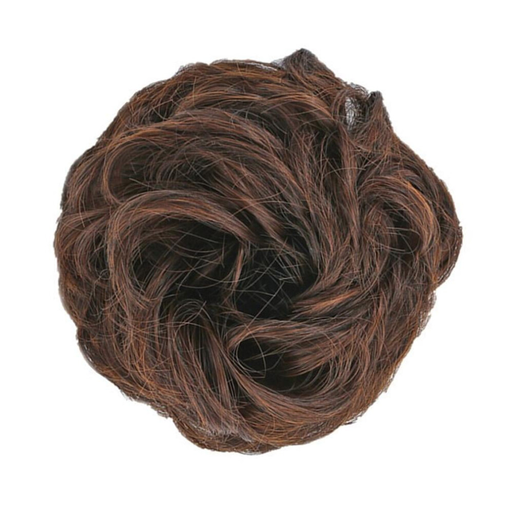 Curly Messy Hair Bun Piece Updo Scrunchie 1pc