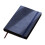 A5 blue leather diary notebook 320 pages 1