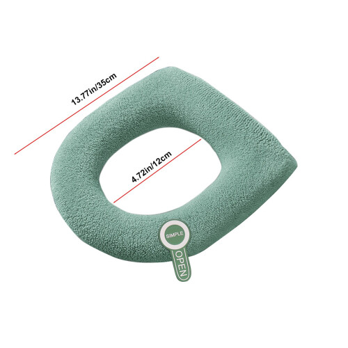 Universal knitted toilet seat cushion polyester O-shaped 1 2