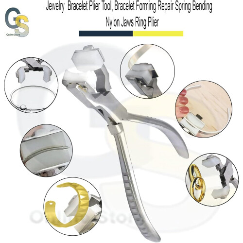 Jewelry Plier Tool Nylon Jaws 2 pcs 2
