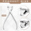 Ring Making Kit with Chain Pliers for Bending and Wrapping 6