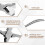 Ring Making Kit Chain Nose Pliers Stainless Steel 2 Pcs 3