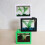 LED Display Desktop Aquarium Kit with Lid for Snails and 3