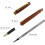 Walnut Ballpoint Pen Set Executive Gift Black 2