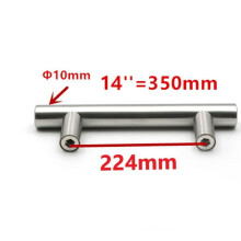 Drawer Pull Handle Stainless Steel T-Type 14 Inches
