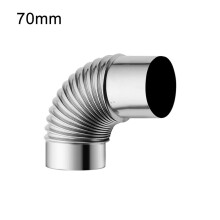Stainless Steel 90 Chimney Liner Elbow 70mm