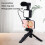 LED video light for smartphone with tripod and mic 7