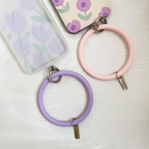 Welling phone lanyard silicone anti-drop strap with 2