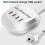 USB Charging Hub Quick Charge 3.0 4-Port White 8