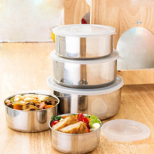 Stainless Steel Mixing Bowls Set 5 Pieces 1