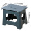 Folding Step Stool Lightweight Sturdy Non-Slip 1-Step Open 2