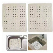 Rubber sink drying mat hollow 2 pcs