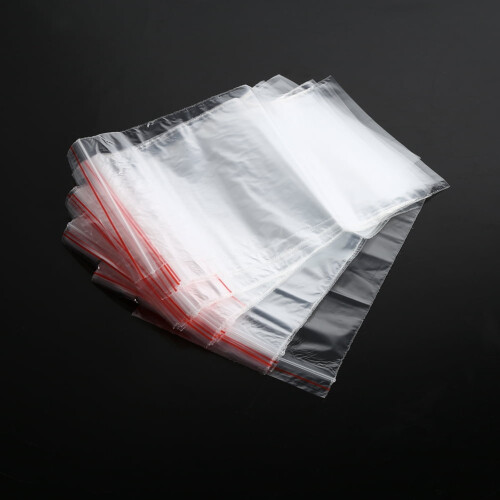 Clear Reusable Zip Lock Bags 100 pcs 3 sizes 2