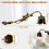 Purple candle snuffer flower-shaped 6.4 inch 4