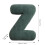 Letter Z decorative throw pillow 15.7" x 15.7" 2