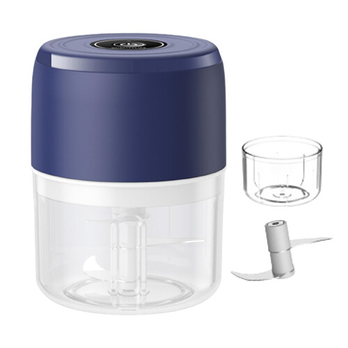 Portable food processor for garlic chili nuts ginger 2 cup 1