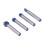 Round Nose Router Bits Set 1/4in Shank Double Flute 4PCS 2