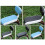 Bicycle Rear Saddle Seat with Back Rest Handle and Pedals 6