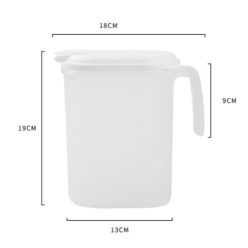 Plastic Water Jug with Lid 1.8L 1