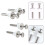 Toilet Lid Bolt Set Slotted Hinge Screw 2 pcs 3