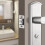 Deadbolt Strike Plate Large Hole Narrow Edge 2 pcs 6