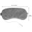 Heated Eye Mask Lavender Scented USB Powered Gray 4