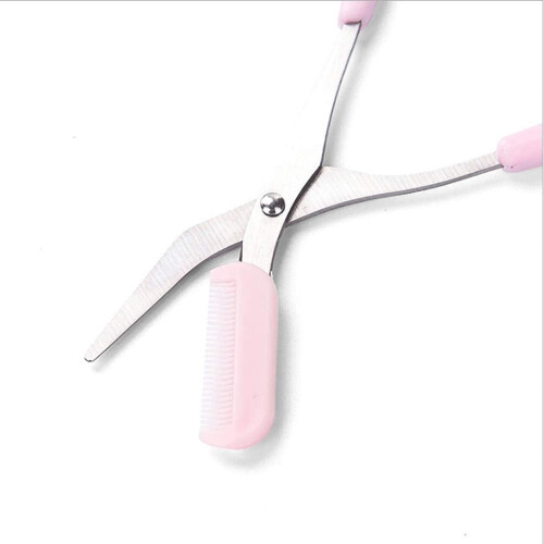 Eyebrow Trimmer Set Stainless Steel Comb and Scissors 2