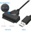 USB 2.0 adapter cable 7+15pin to 22pin hub 5