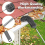 Gutter Cleaning Brush with Telescopic Pole 8.2 ft Grey 4