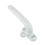 Aluminum Sash Handle for Anti-Theft Door White Left 5
