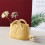 Ceramic Handbag Vase Orange 12cm 6