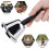 Hand Bell with Wooden Handle Metal Silver 5